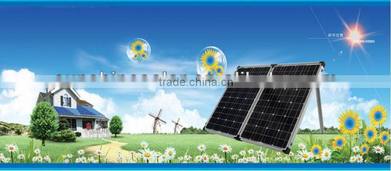 Portable solar panel for camping