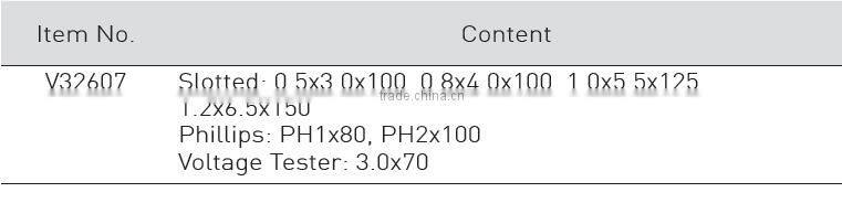 7PCS INSULATED SCREWDRIVER