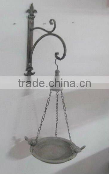 110688FD-Garden hook & hanger metal bracket hanging w/bird feeder