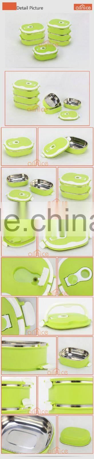 Wholesale bento lunch box witn 1-2-3 layer keep food warmer up to 6 hours