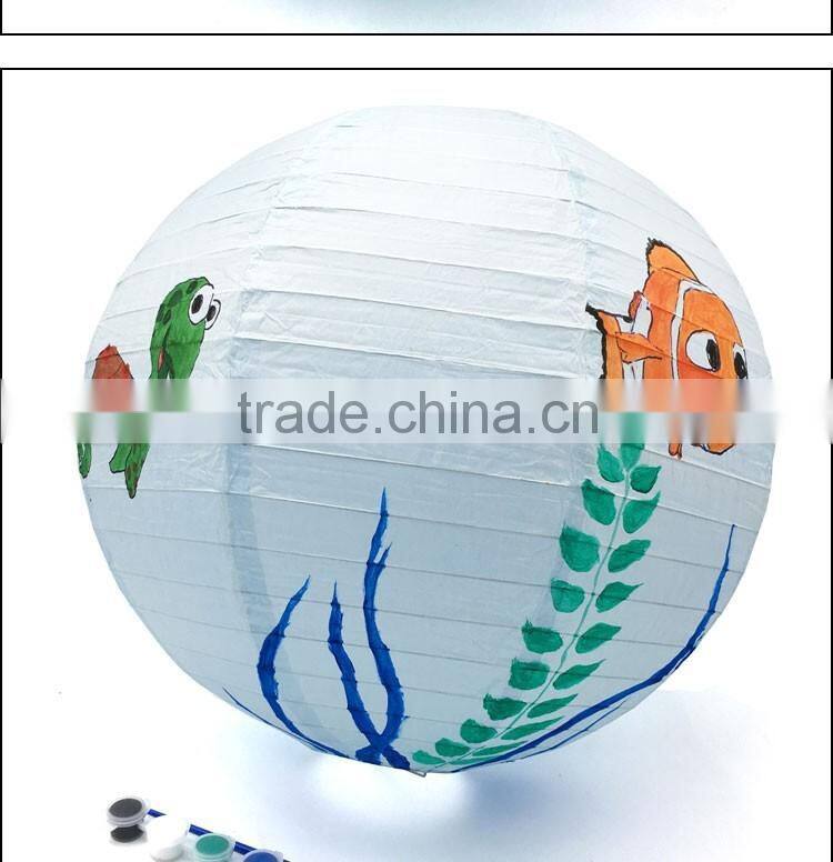 Cheap Drawing Paper Lantern Promotional Toy