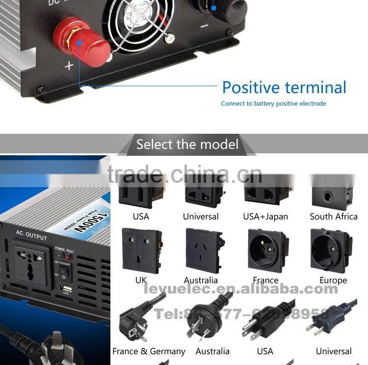 Professional manufacturer modified wave inverter 1500 watt DC 24v to AC 110v /220v OPIM -1500 high frequency power inverter