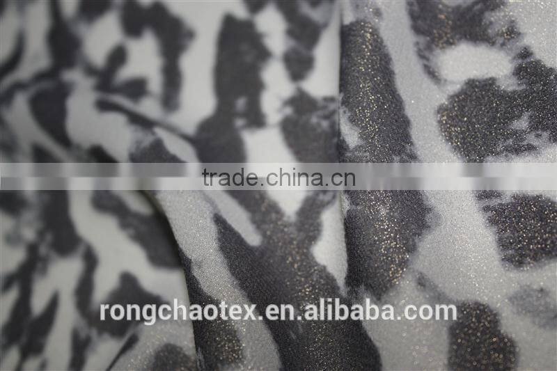 Plastic 100% polyester chiffon fabric price polyester cdc fabric with low price