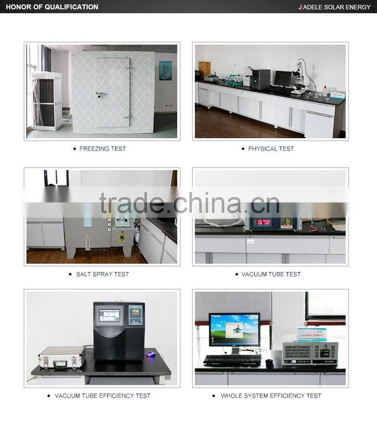 Jiadele Thermal Non Pressure flat Plat Solar Panel