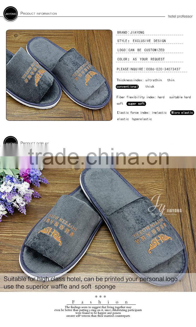 Eco-friendly hotel bathroom custom slippers women bathroom slippers