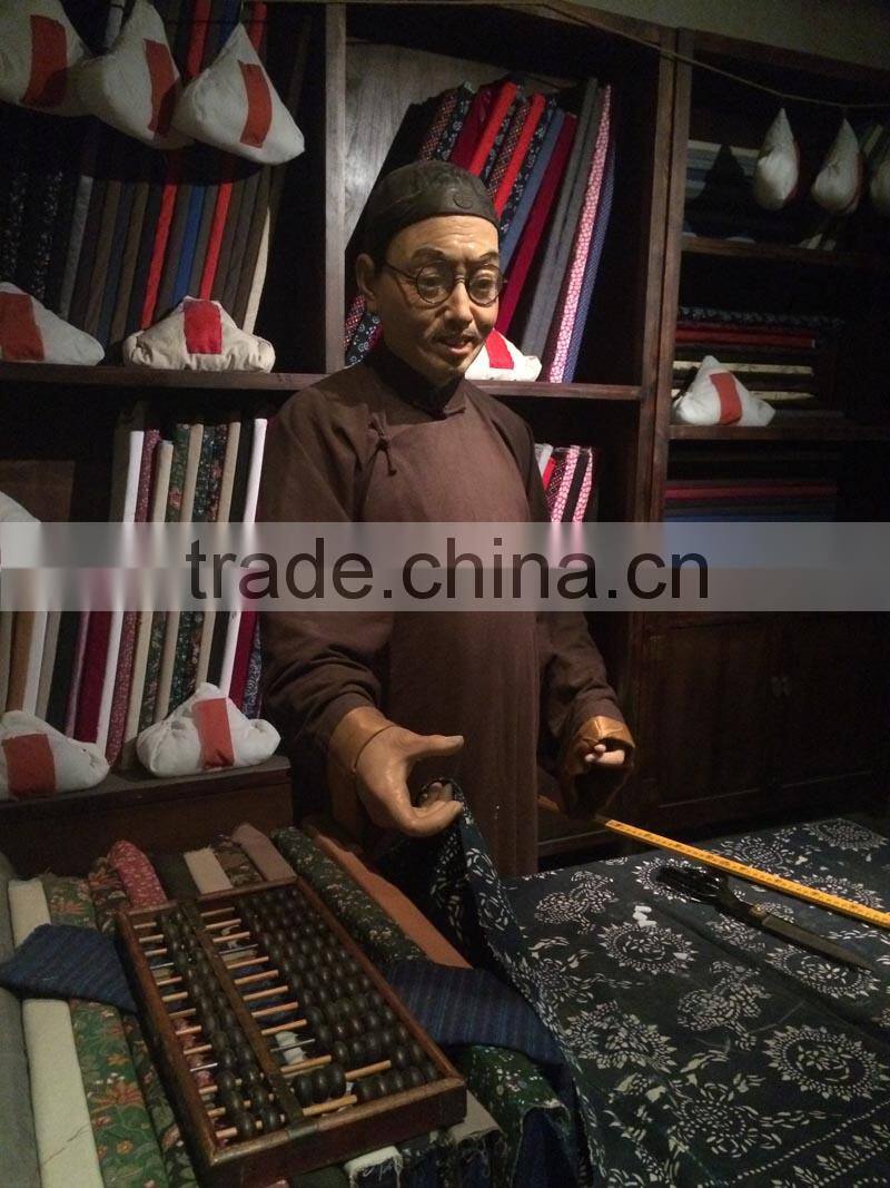 trading man lifesize wax statue for sale in theme musuem