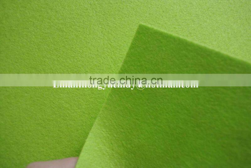 Green color needle punched nonwoven fabric super water absorbent floor cleaning cloth