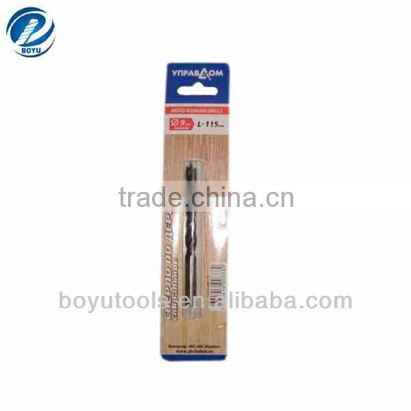 Three point wood working drill bit