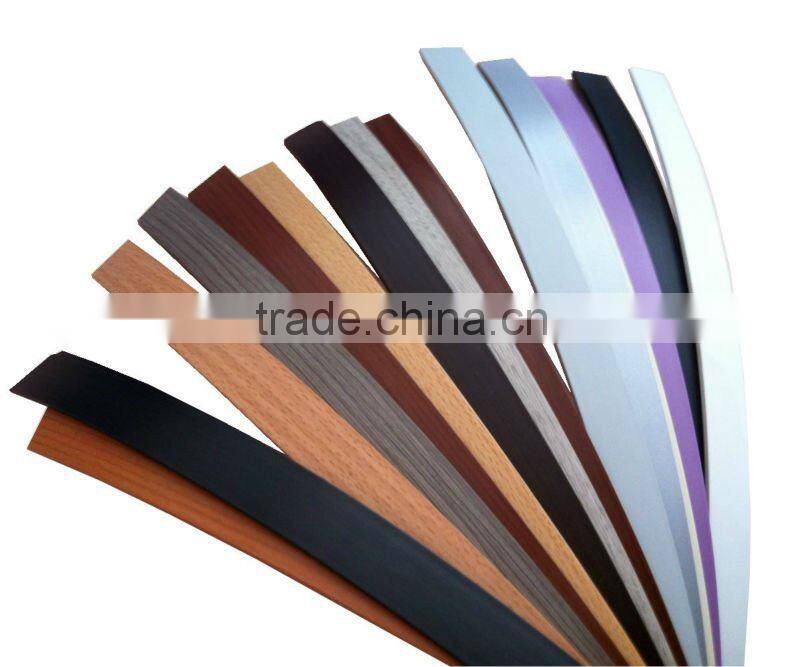 Chuangxing 19*2mm pre-glued pvc edge banding for furniture