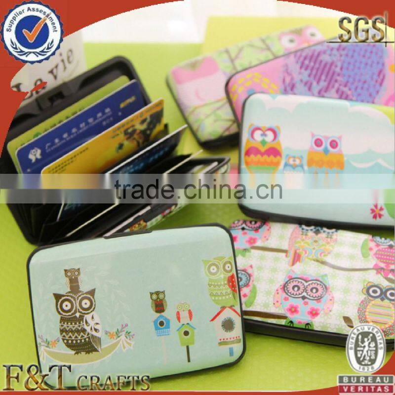 Manufactur metal and leather type name card printing for sales