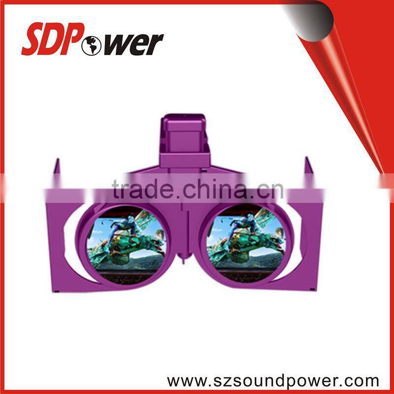 Foldable 3D VR glasses with color optional chaep price