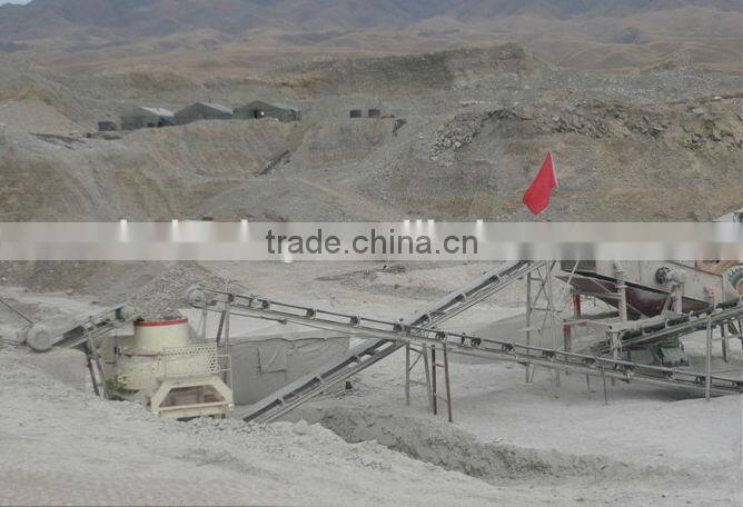 Good performance stainless steel conveyor belt stone crusher line use