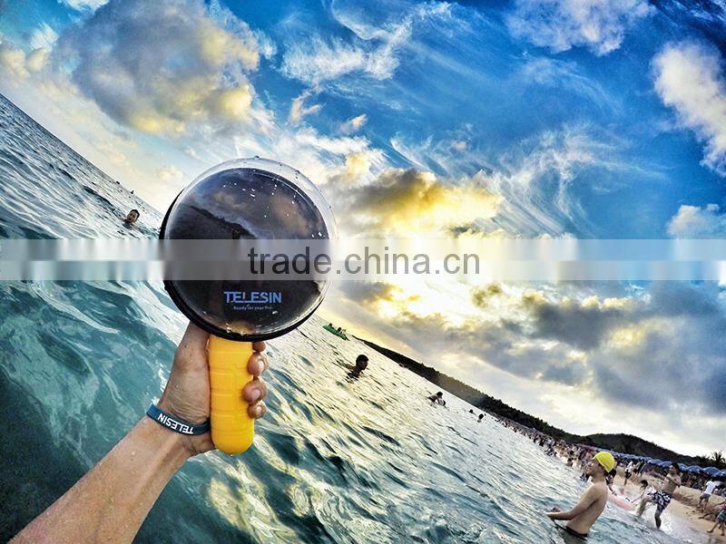 Telesin new released clear acrylic Dome Port for Go Pro Hero4