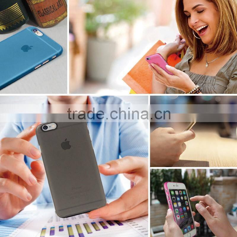 Simple style for apple iphone 6 case 4.7 inch, Ultra thin cover matte transparent pp for iPhone6/6s