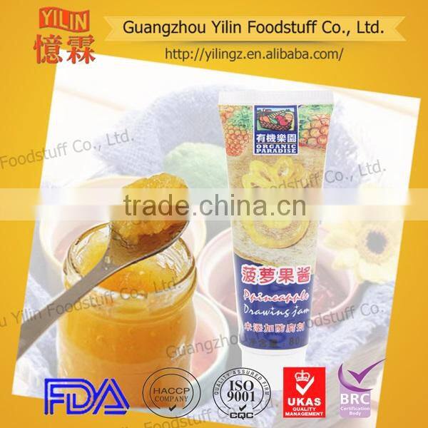 Hot sale 80g toothpaste tube pineapple jam manufacturers and exporters