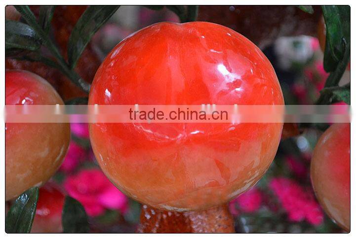Jade 88 Piece Peaches Tree, jade stone tree ,money tree