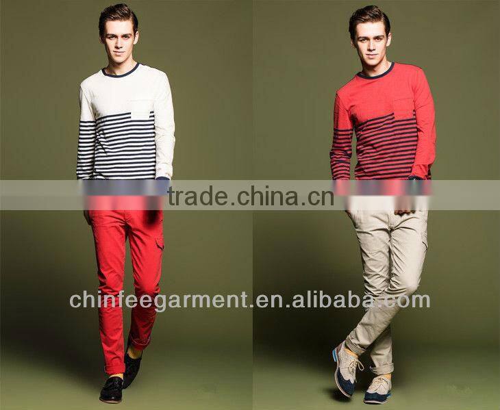 Fashion Vertical Stripe T Shirts