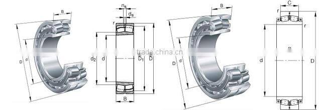 Agriculture Machine Parts Bearings 220*370*120mm Spherical Roller Bearing 23144