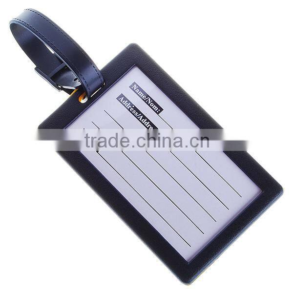 PVC Luggage Tag/rubber travel tag/leather luggage tag