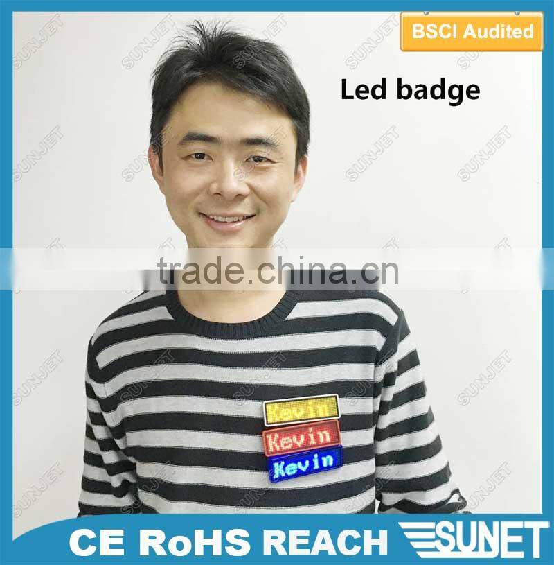 Electronic rechargeable mini programmable touch screen