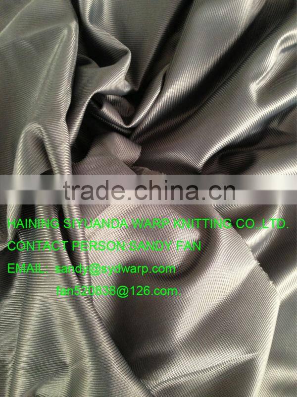 100% polyester Shiny plain cloth