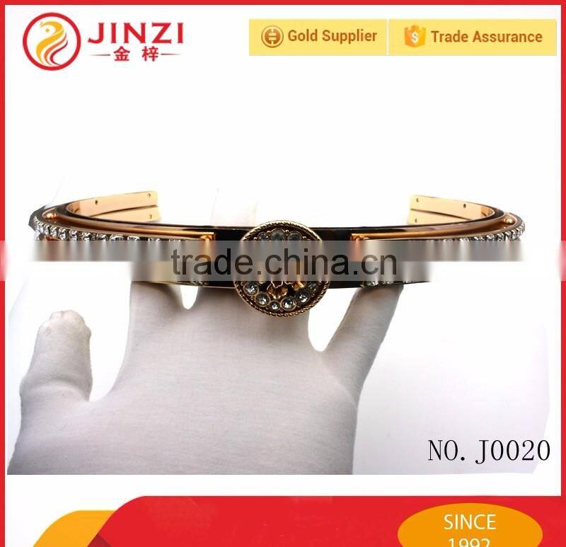 Bag Handle Metal Frame with crystal/diamond/rhinestone for bag/purse