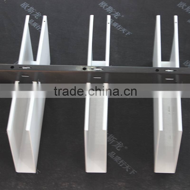 Powder Coating U Shaped Modern Vertical Types of Suspended Ceiling