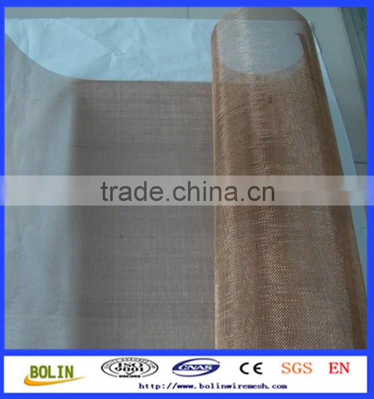 Anti-static phosphor bronze wire mesh fabric for paper-making