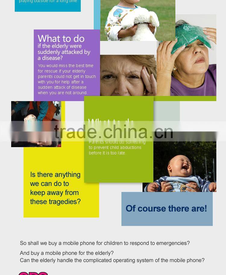 GSM GPRS Handheld GPS Tracker,With SOS Key 2-ways Calling GPS Locator for Kids