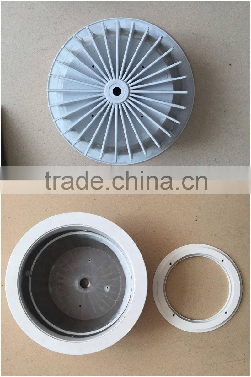 Customized Aluminum LED lighting covers LED light empty housing die casting parts