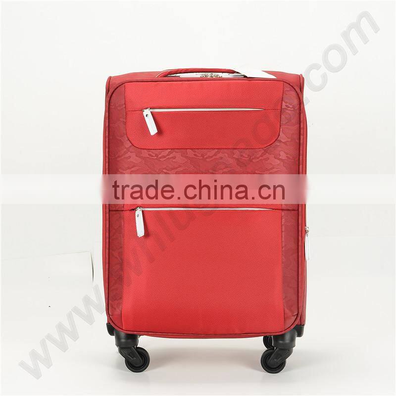 2016 New Jaquard Nylon Luggage Suitcase