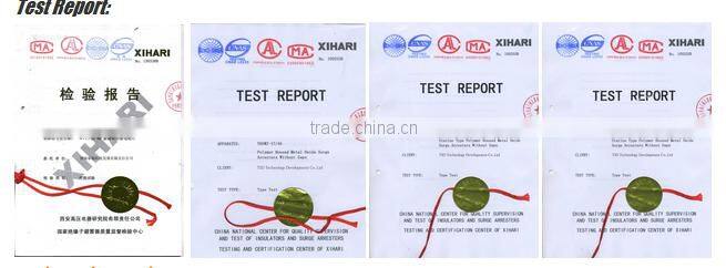 T0064 12kv high voltage metal oxide surge arrester/lightening arrester/lightning arrester