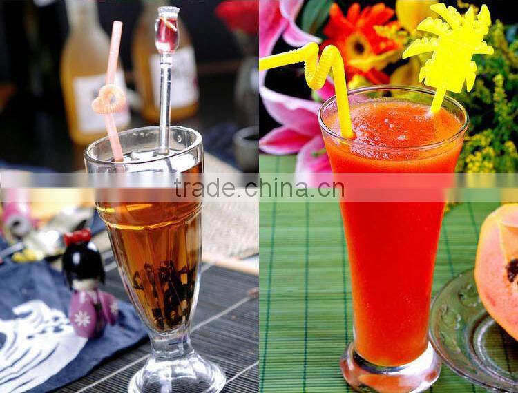 present 1% Promote sales disposable colored plastic straw
