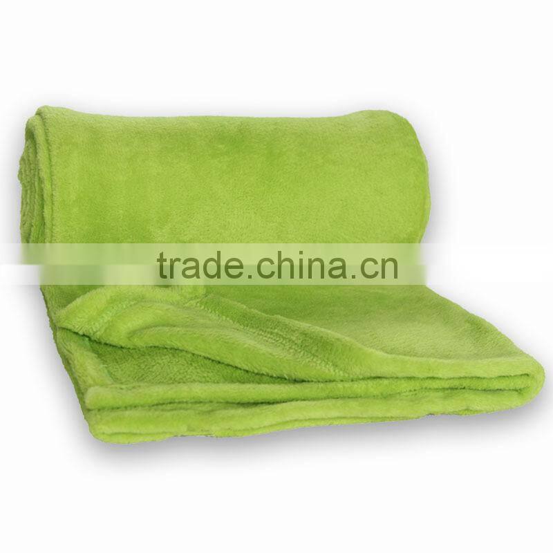 Anti-Pilling Knitted Coral Fleece Throw Blanket