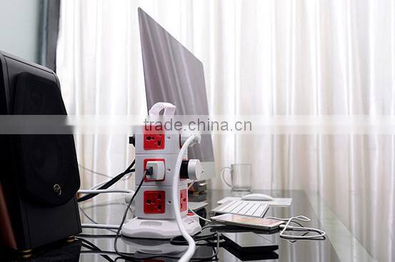 power extension, 2 USB extension Socket,USB socket outlet