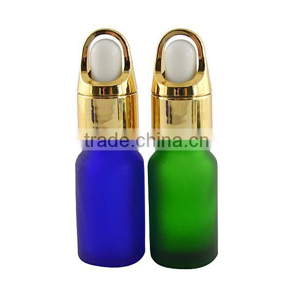 15ml blue frosted glass dropper bottle /10 ml glass bottle /frosted glass bottle