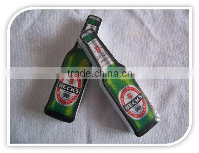 Customer special design triangle shape compressed towel fan-shaped compressed beach towel with velour printing
