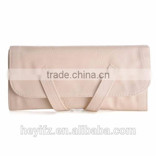 Hot Sell Wood Handle Synthetic Hair 12PCS Travelling Champagne Color Makeup Brush Set