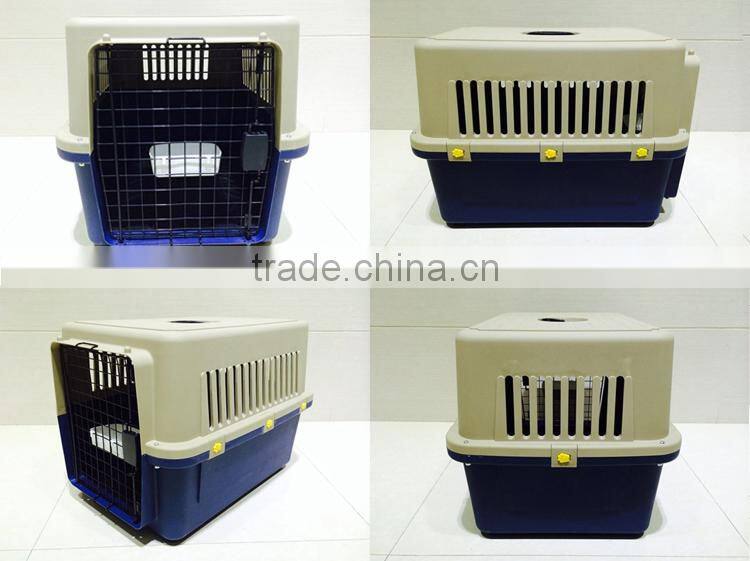 24 inches long by 15.8 inches wide by 15.5 inches high Cat Carrier, dog flight cage