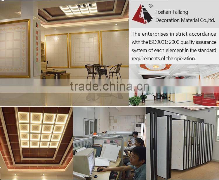 HTL38 Aluminium clip-in decorative ceiling tiles for home decor
