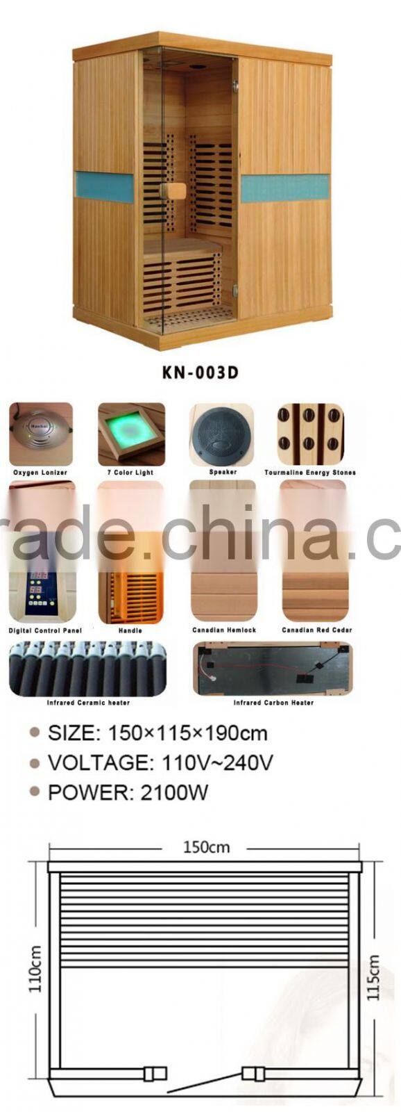 health care products sauna equipment with Color Therapy alibaba china