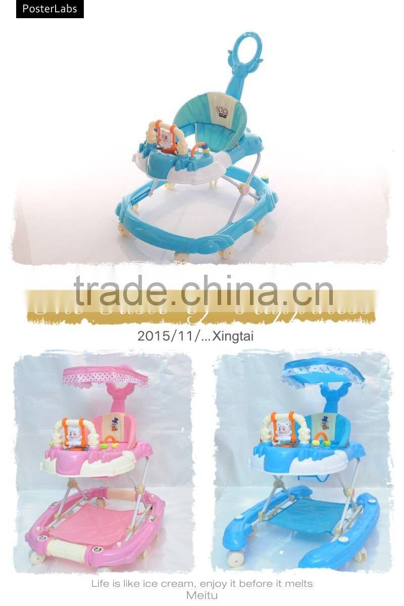 China produced child walker/baby walkers/6 wheels walker for Arabic market