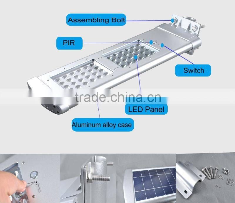 All In One Solar Led Street Light Solar Led Streetlighting Fixtures