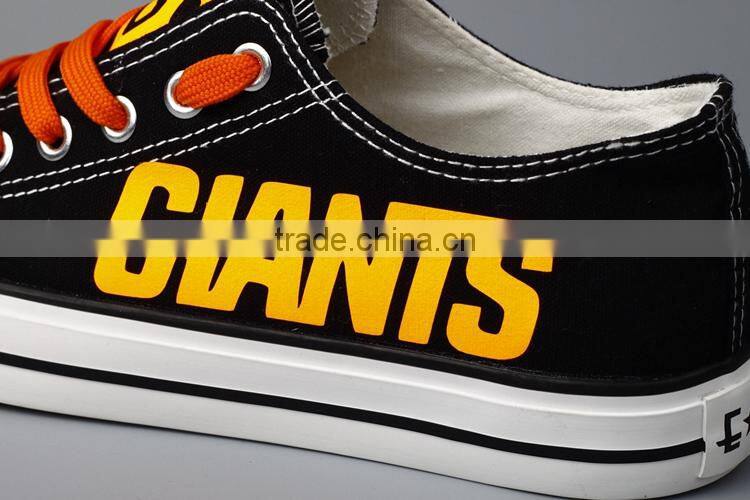 2015 hot sales high quality printed canvas shoes