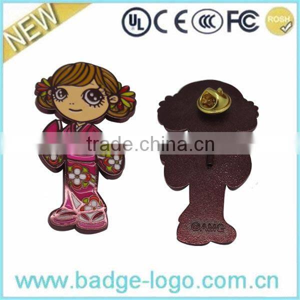 custom metal logo pin badges