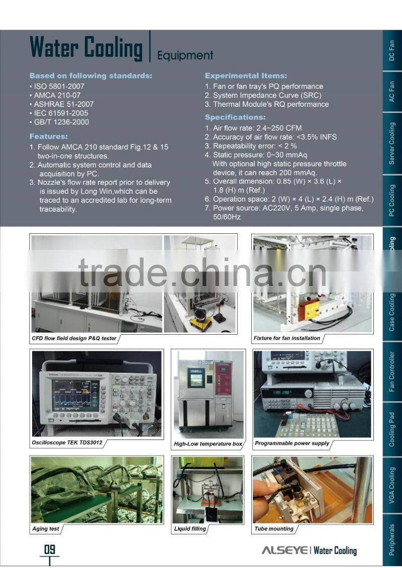 Alseye AA0201 manufacture Hydro Series cpu water cooling heat sink computer case