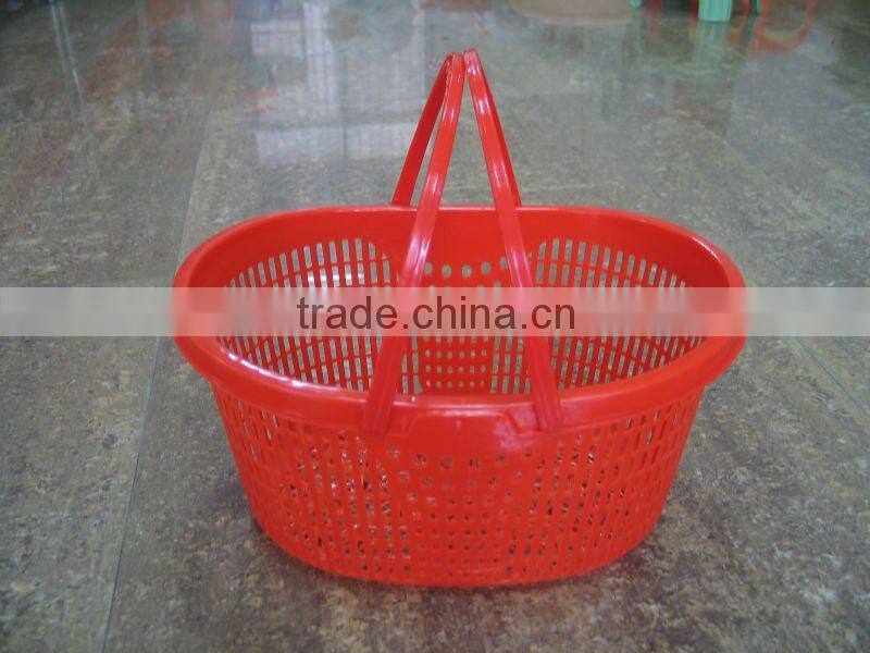 plastic basket for shopping & storage/shoping plastic basket
