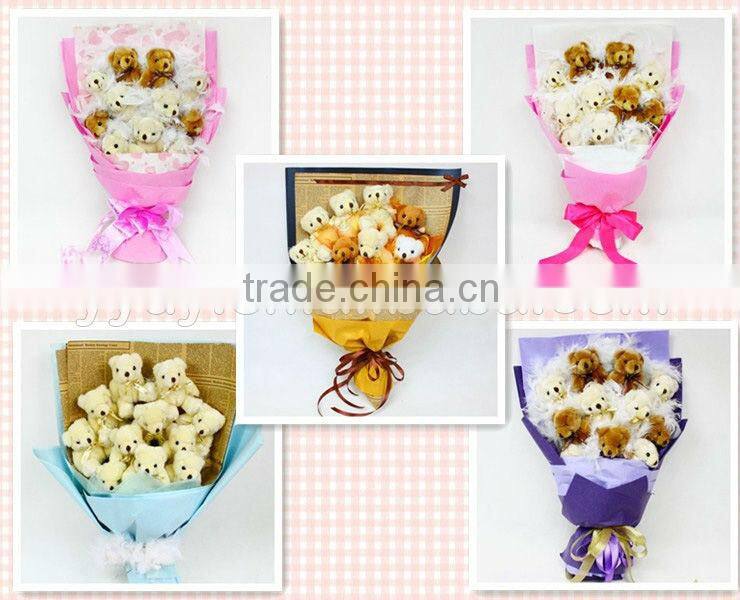 gorgeous teddy bear bouquet christmas gift for girls