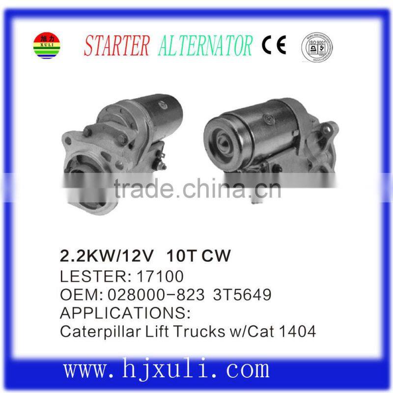 12v car starter motor and rebuilt starter