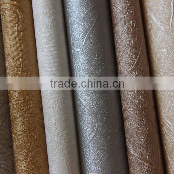 PVC sythetic upholstery leather with traditional Chinese design ,use for home decoration,bedroom ,living room